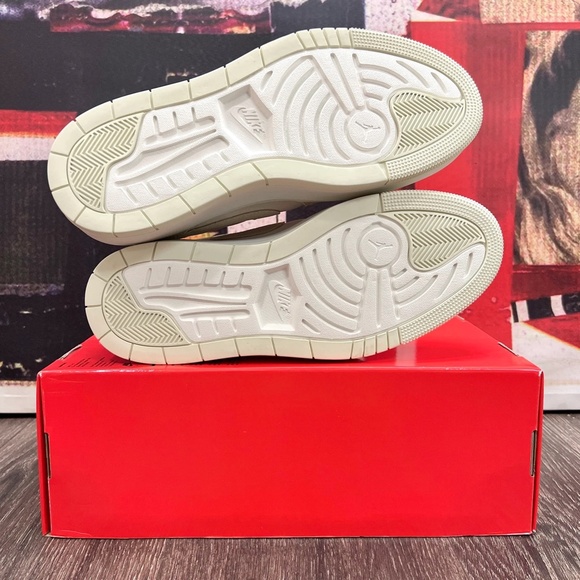 2022 Nike Air Jordan 1 Low Elevate Sail / Coconut Milk / Sanddrift DH7004 101 - Picture 6 of 13